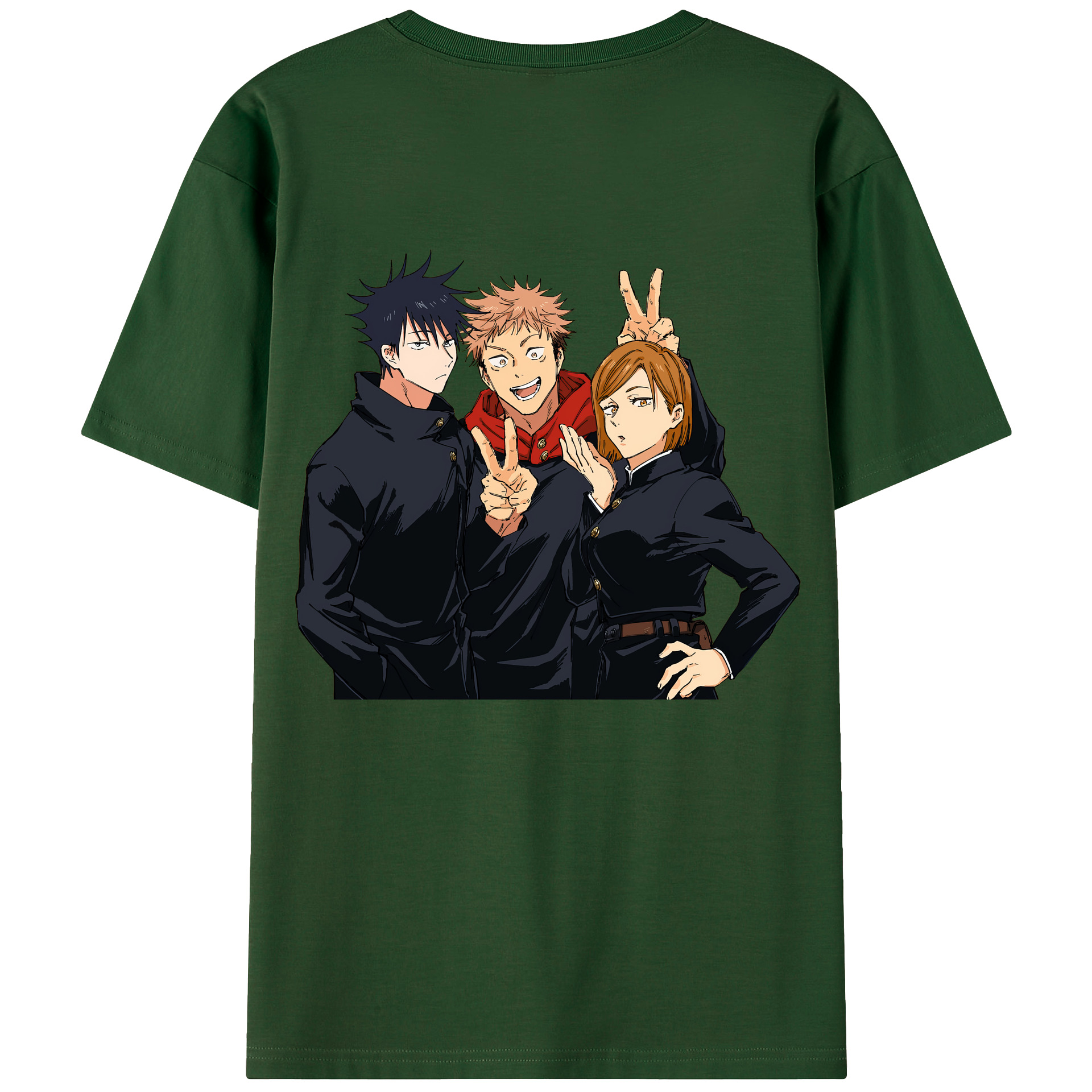 （画像用） 呪術廻戦 Jujutsu Kaisen 綿100％半袖Tシャツ（背面プリント）